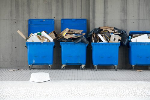 Professional team clearing garage clutter in Harlesden